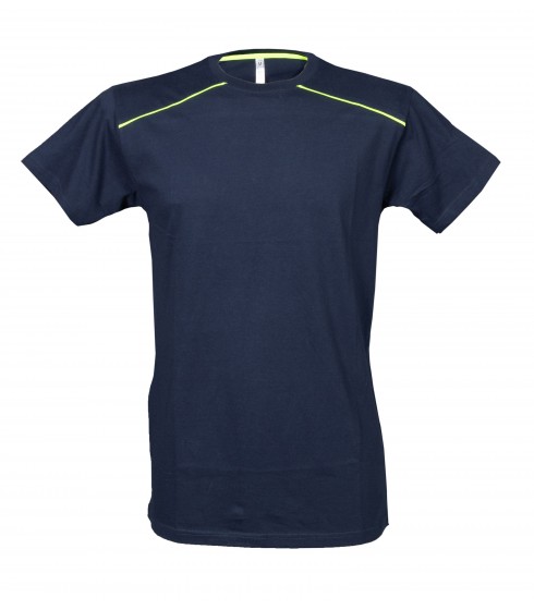 T-SHIRT DA LAVORO JRC MODELLO IMPERIA BLU NAVY