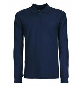 POLO EVOLUTION ACTION WEAR LS BS210 BLU NAVY