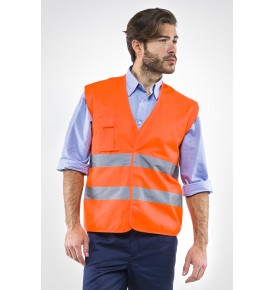 GILET ALTA VISIBILITA' SOTTOZERO ARANCIO