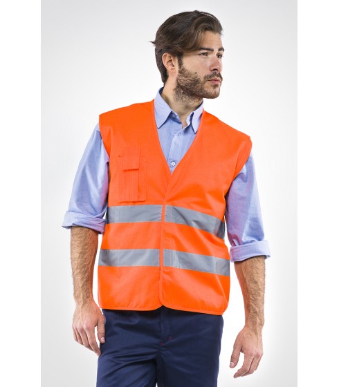 GILET ALTA VISIBILITA' SOTTOZERO ARANCIO