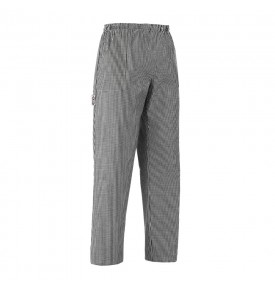 PANTALONE CON COULISSE EGOCHEF MODELLO PEPITA