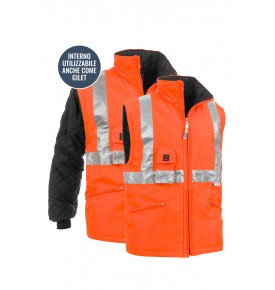 PARKA SOTTOZERO ALTA VISIBILITA' MODELLO ORANGE