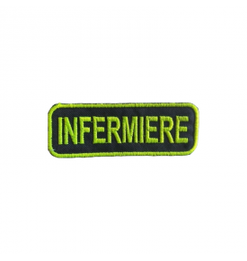 PATCH RICAMATO INFERMIERE (3 X 8 CM)