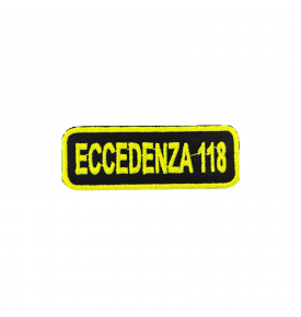 PATCH RICAMATA ECCEDENZA 118 2,5X8 CM