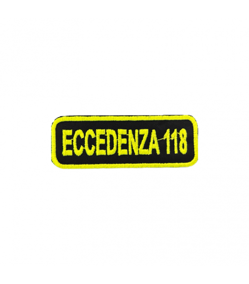 PATCH RICAMATA ECCEDENZA 118 2,5X8 CM