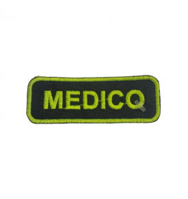 PATCH RICAMATA MEDICO ( 3 X 8 CM )