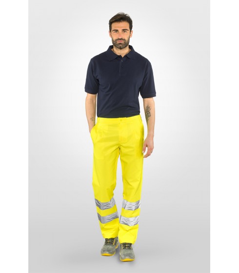 PANTALONI SOTTOZERO MODELLO ALTA VISIBILITA GIALLO