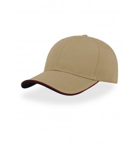 CAPPELLO BASIC CON VISIERA CURVA 6 PANNELLI