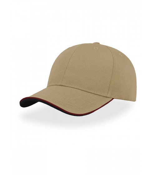 CAPPELLO BASIC CON VISIERA CURVA 6 PANNELLI