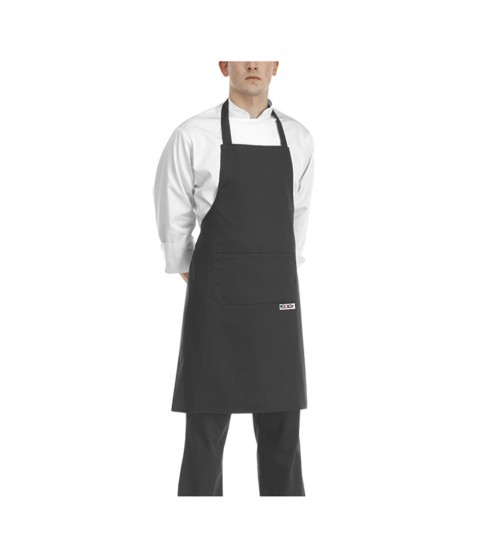 GREMBIULE EGOCHEF CON PETTORINA BIP APRON NERO