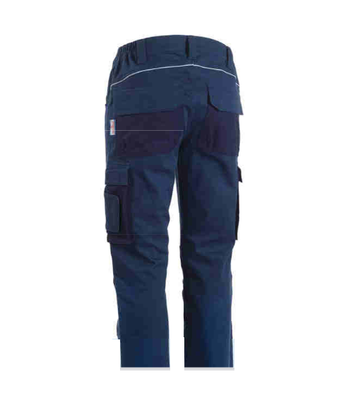 PANTALONE DA LAVORO MODELLO STRECH BLU