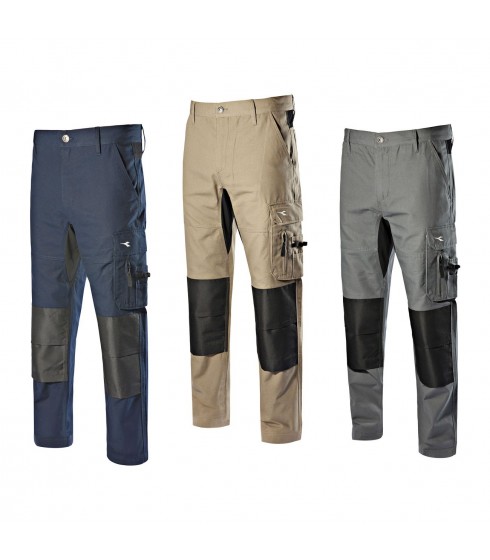 Pantaloni da lavoro Diadora Multitasche Stretch Win Performance Canva