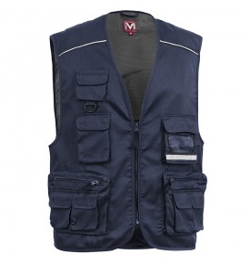 GILET DA LAVORO SOTTOZERO MODELLO POWER BLU