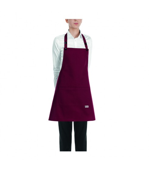 GREMBIULE CORTO EGOCHEF MODELLO BIP APRON BORDEAUX