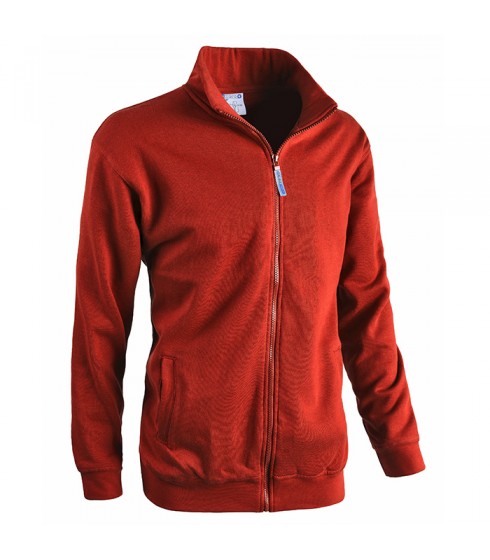 FELPA SOTTOZERO MODELLO FULL ZIP JUMP ROSSA