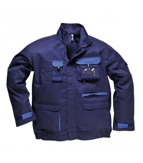 GIACCA PORTWEST MODELLO CONTRAST TEXO BLU NAVY