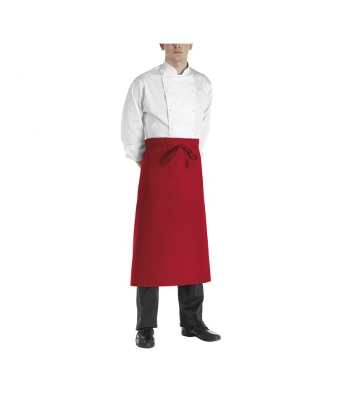 GREMBIULE EGOCHEF MODELLO FRANCESE ROSSO