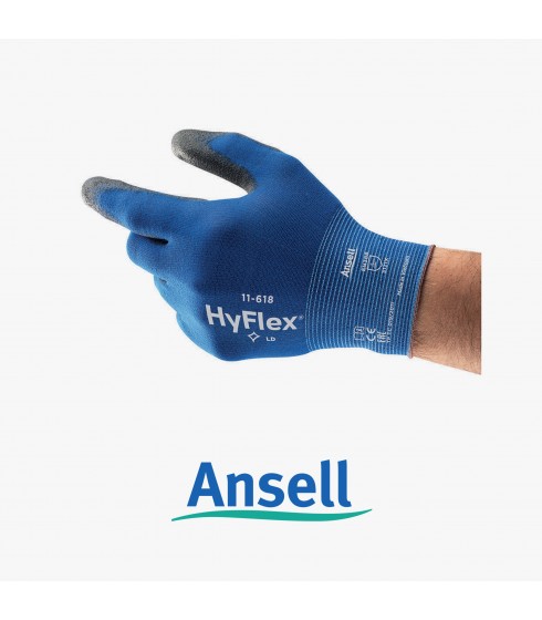 GUANTI DA LAVORO ANTINFORTUNISTICI MODELLO HYFLEX ULTRA - LITE