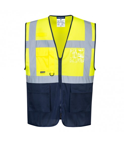 GILET BICOLORE PORTWEST MODELLO EXECUTIVE MESHAIR