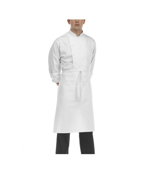 FALDA EGOCHEF MODELLO WAIST COLORE BIANCO