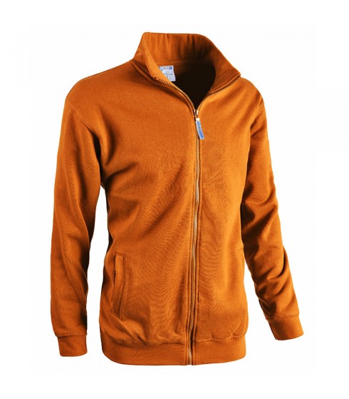 FELPA DA LAVORO SOTTOZERO MODELLO FULL ZIP JUMP ARANCIO