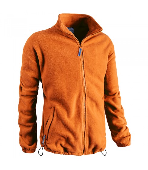 PILE DA LAVORO SOTTOZERO MODELLO NORVEGIA FULL ZIP ARANCIO