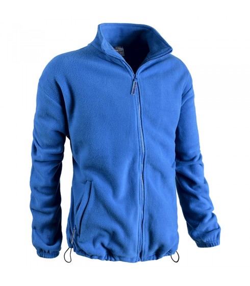 PILE DA LAVORO SOTTOZERO MODELLO NORVEGIA FULL ZIP BLU ROYAL