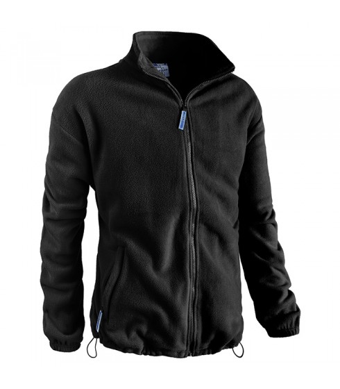 PILE DA LAVORO SOTTOZERO MODELLO NORVEGIA FULL ZIP NERO