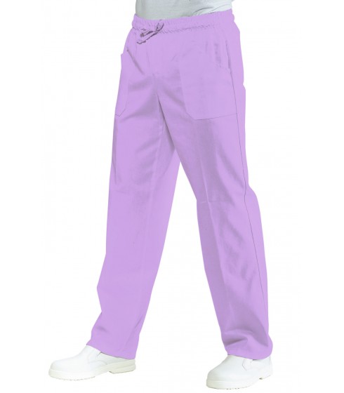 PANTALONE CON ELASTICO ISACCO COLORE LILLA