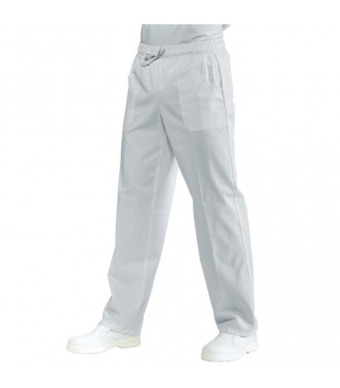 PANTALONE ISACCO CON ELASTICO MODELLO SATIN