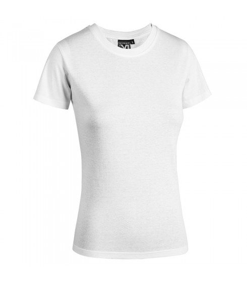 T-SHIRT GIROCOLLO DONNA MODELLO BIANCO